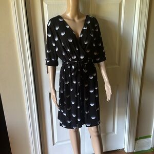 Lunar Moons Wrap Dress Large L